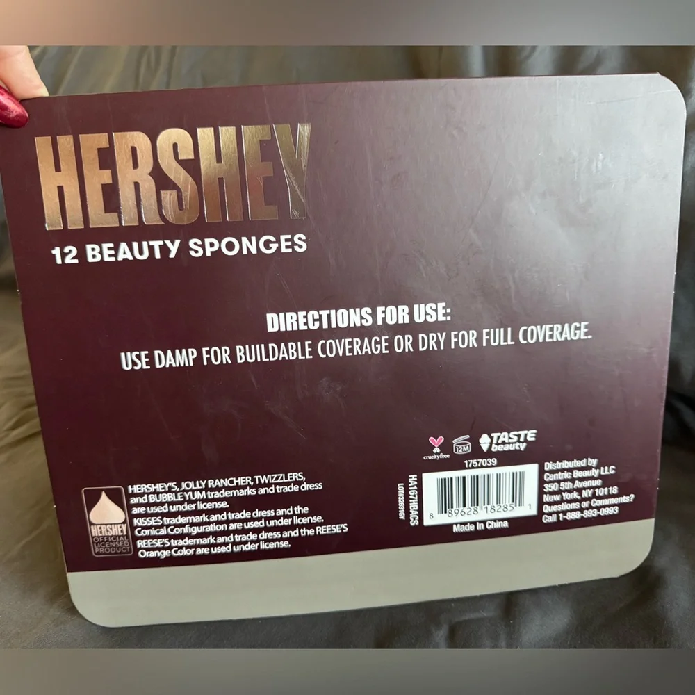 Hershey 12 Beauty Sponge Set - Sealed